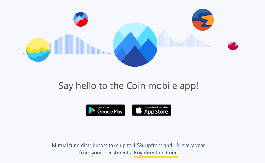 best direct mutual funds platforms Zerodha coin