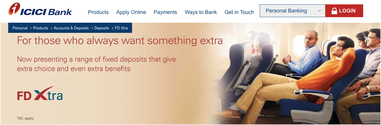 icici bank fd xtra