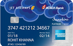 ICICI JetAirways Sapphiro (Amex)