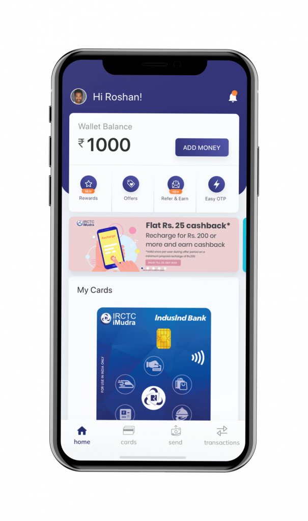 IRCTC imudra card
