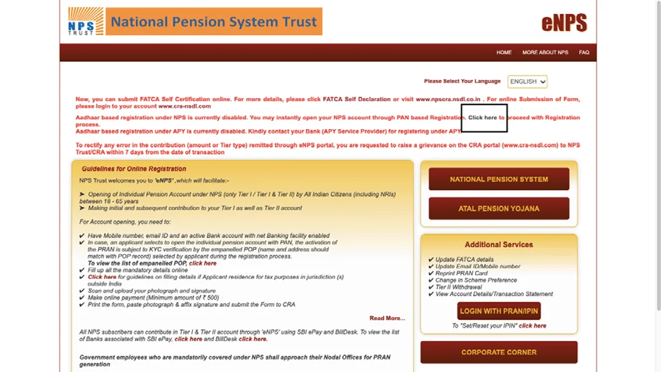 How to Open NPS Account Online
