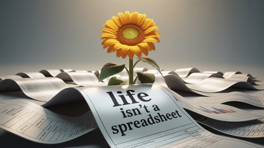 life isn't spreadsheet