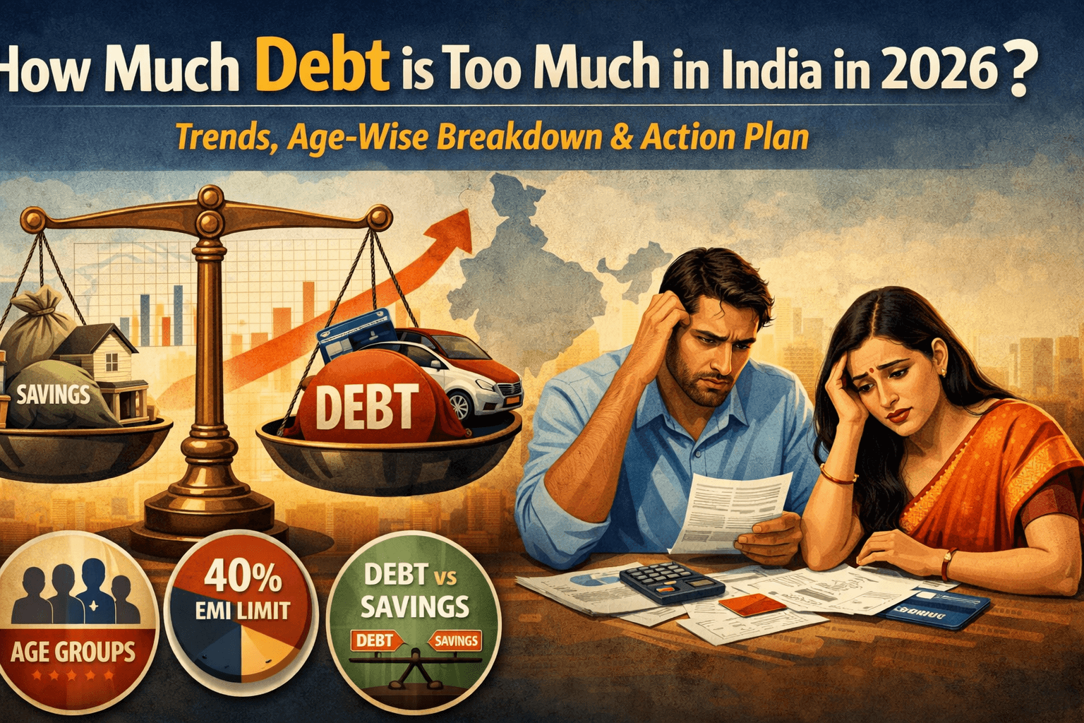 how much debt is too much in india