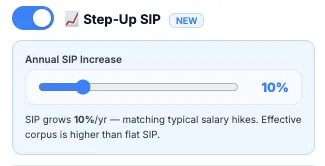 step up sip