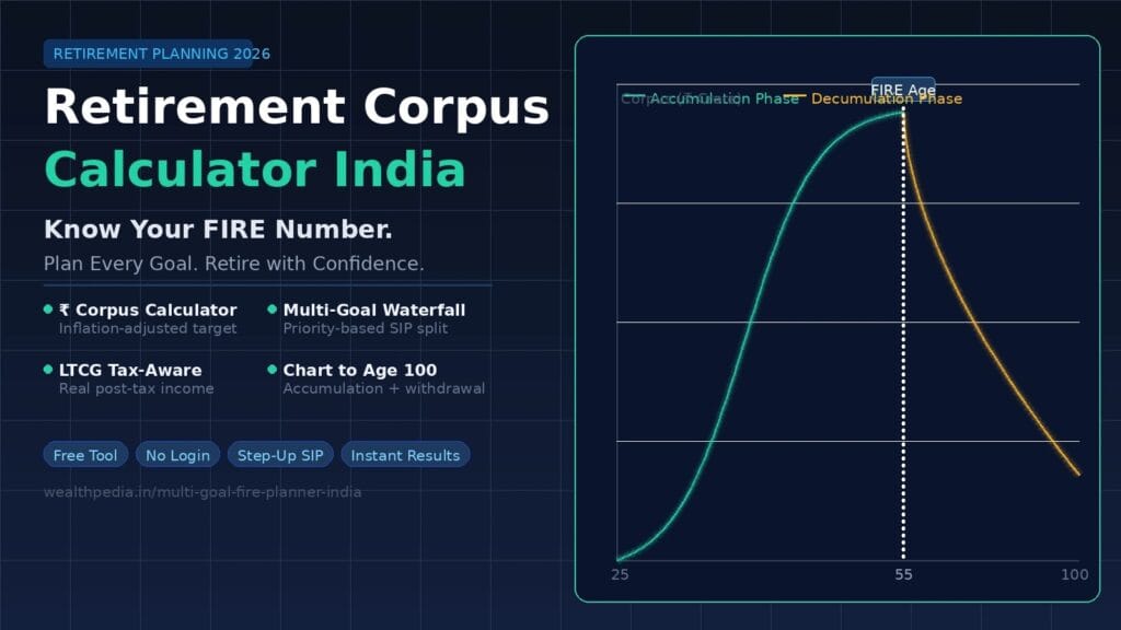 Retirement Corpus Calculator India