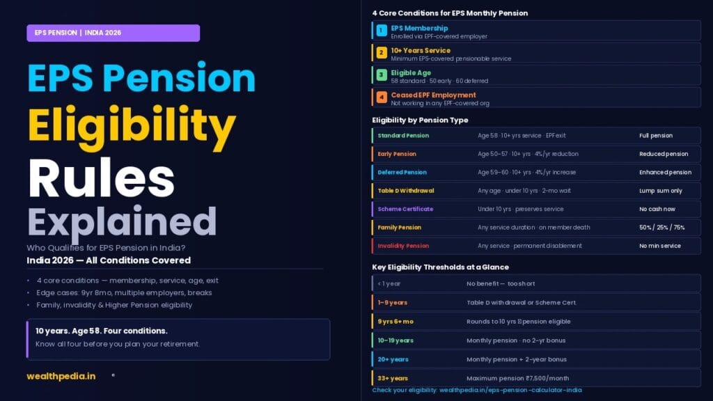 EPS Pension Eligibility Rules in India Explained