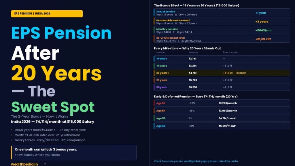 EPS Pension After 20 Years