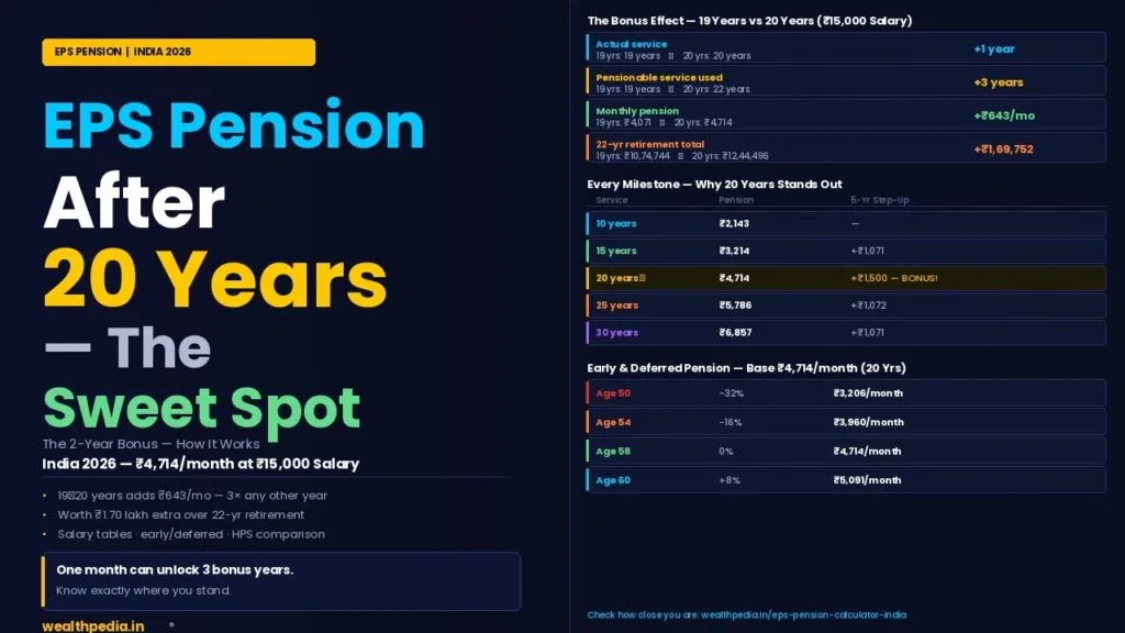 EPS Pension After 20 Years