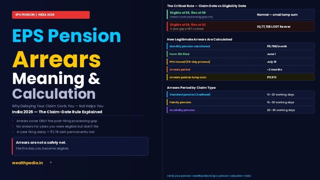EPS Pension Arrears: Meaning and Calculation