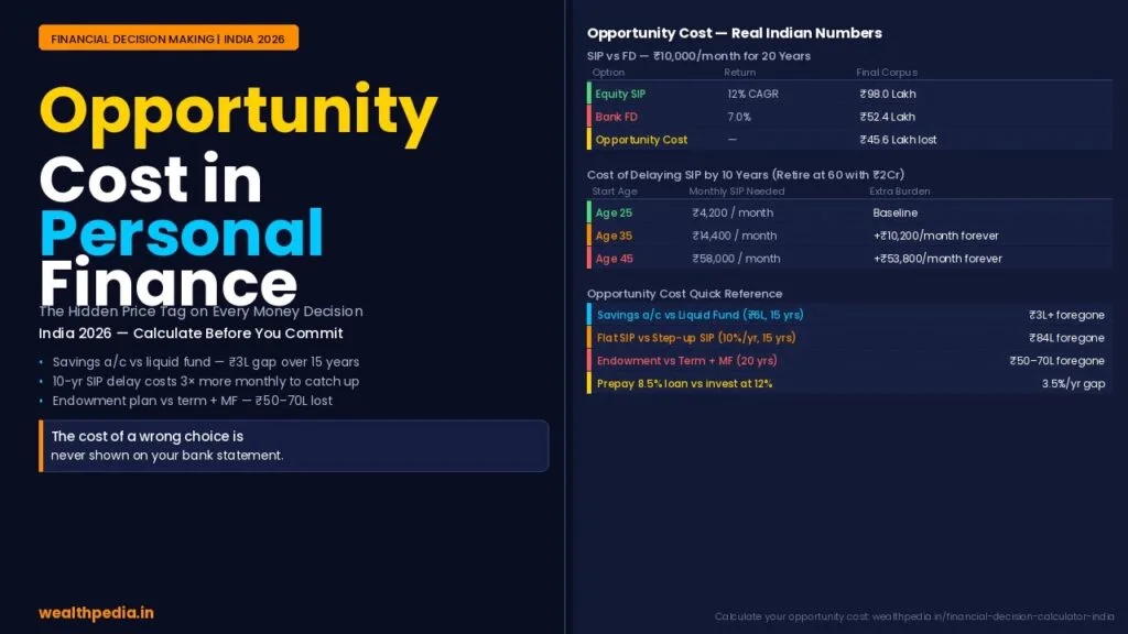 Opportunity Cost in Personal Finance