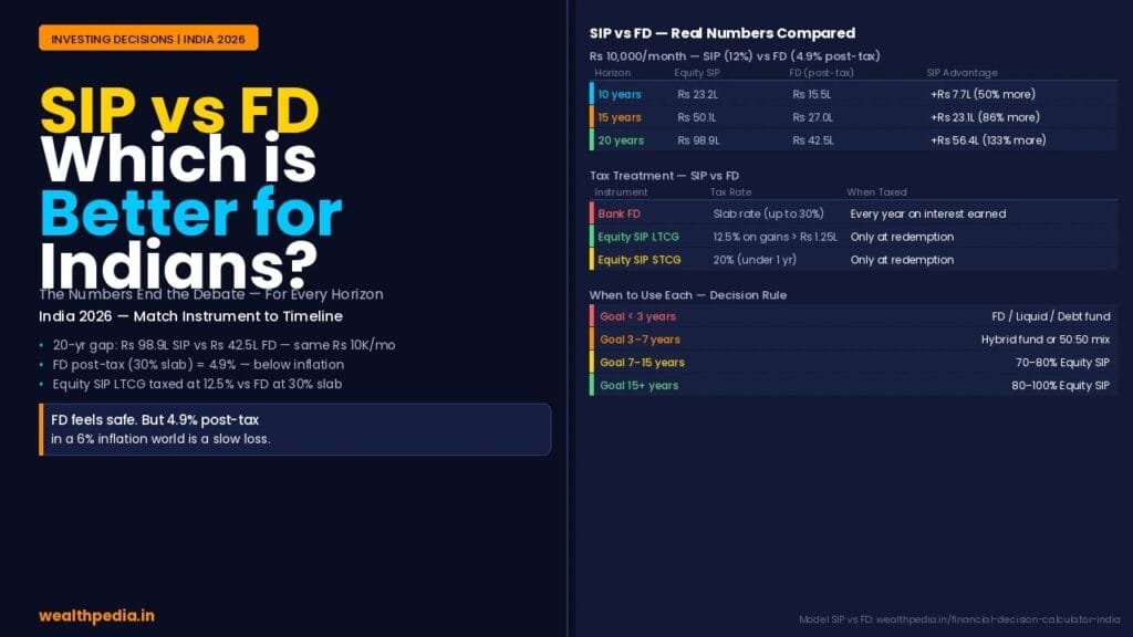 SIP vs FD